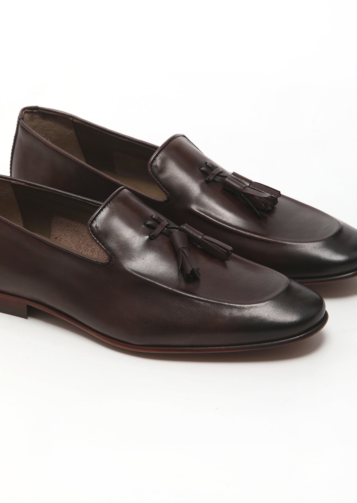 Kahverengi Deri Klasik Loafer