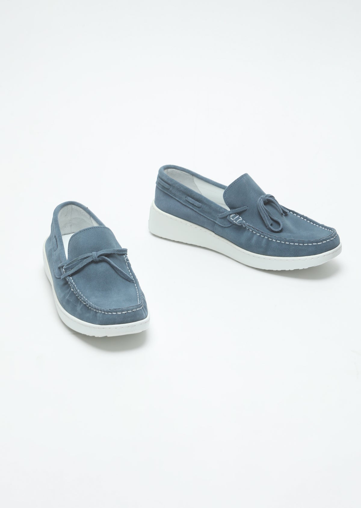 Lacivert Süet Casual Loafer