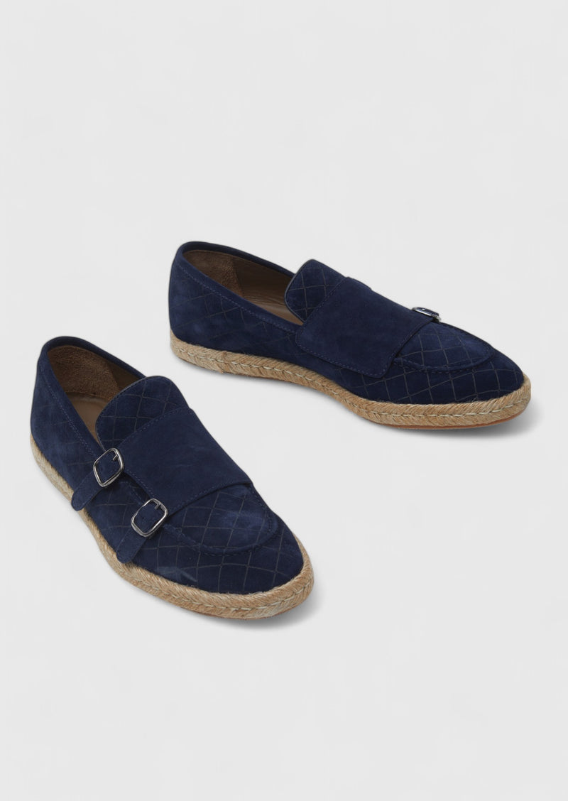 Lacivert Süet Casual Loafer