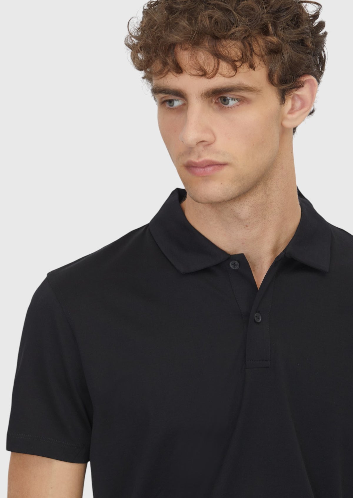 Siyah Düz %100 Pamuk T-Shirt
