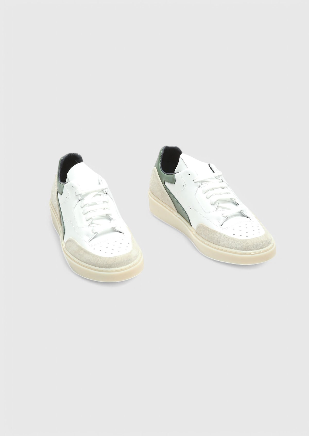Beyaz Deri Spor Ayakkabı