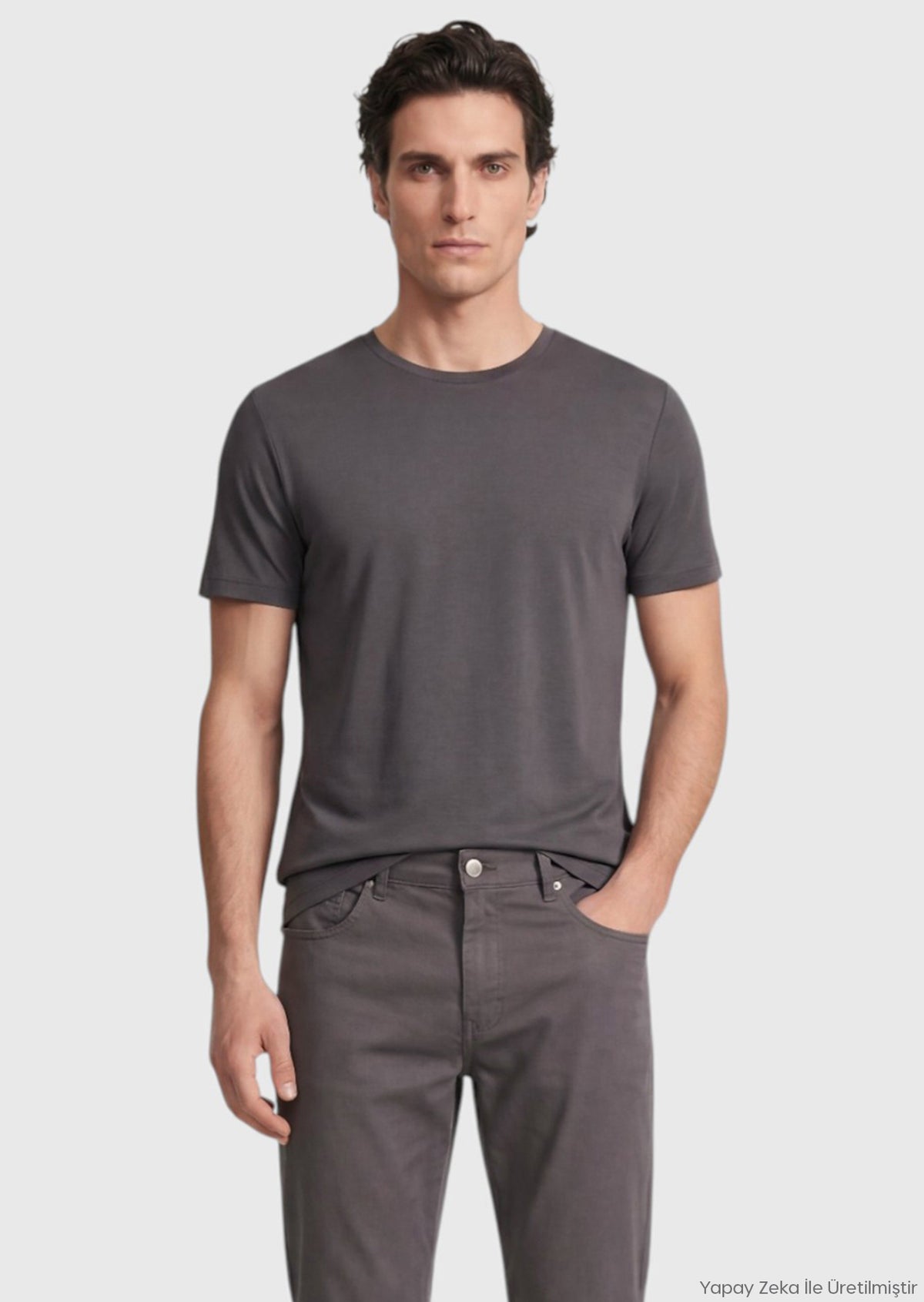 Mürdüm Düz Sweatshırt