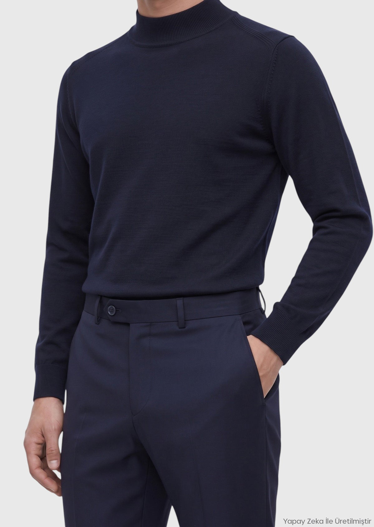Saks Modern Fit Klasik Yün Karışımlı Pantolon
