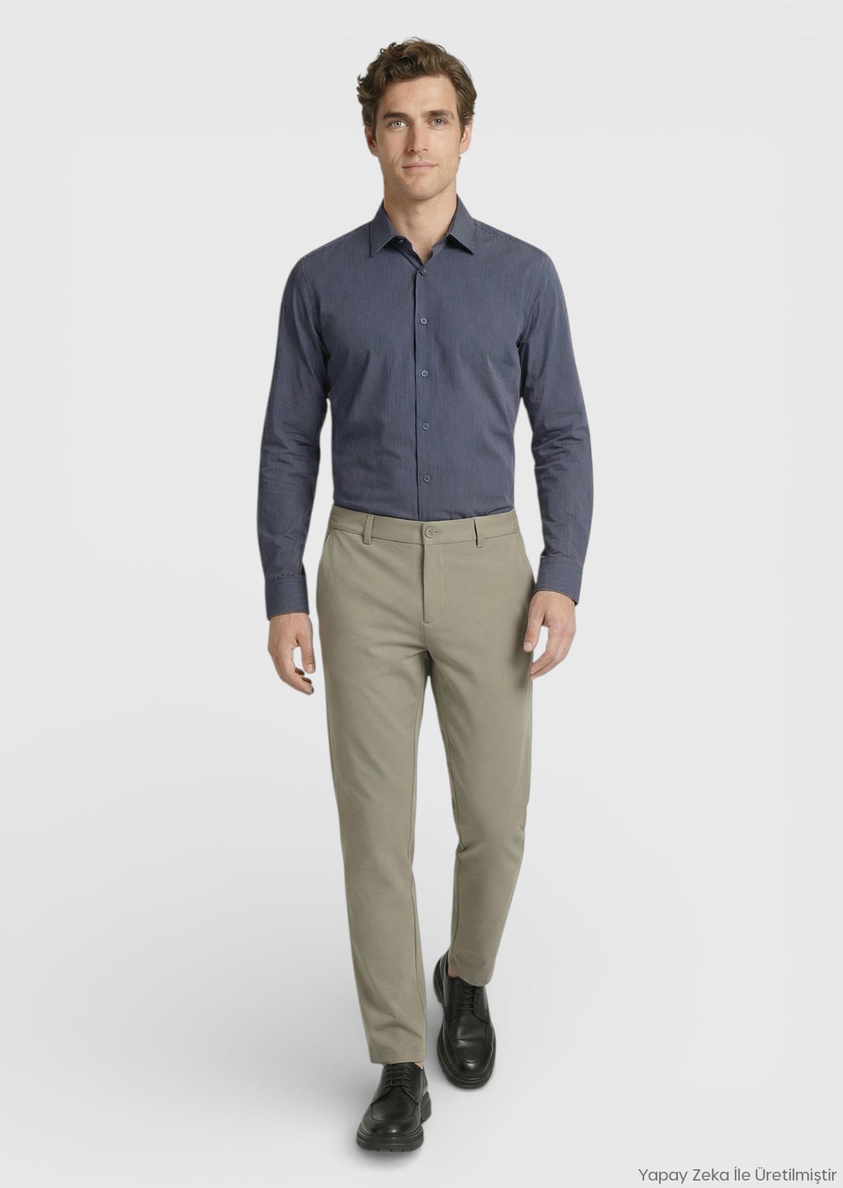 Vizon Düz Dokuma Jogging Fit Casual Pantolon