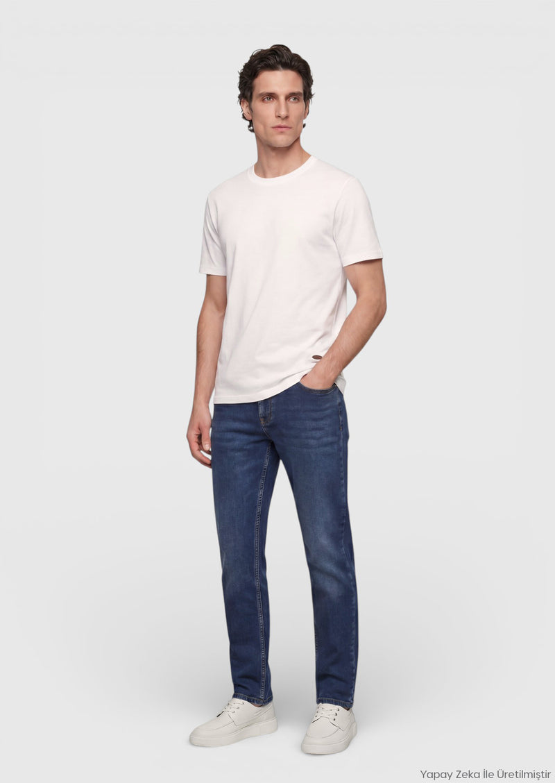 Beyaz Düz T-Shirt