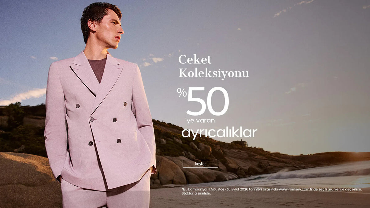 Ceket Koleksiyonu %50'ye Varan İndirim