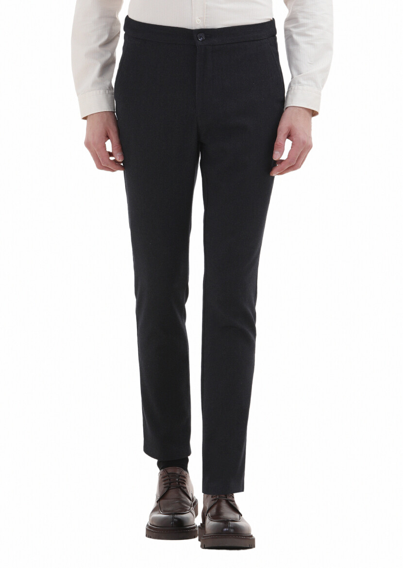 Antrasit Mikro Dokuma Jogging Fit Casual Pantolon 