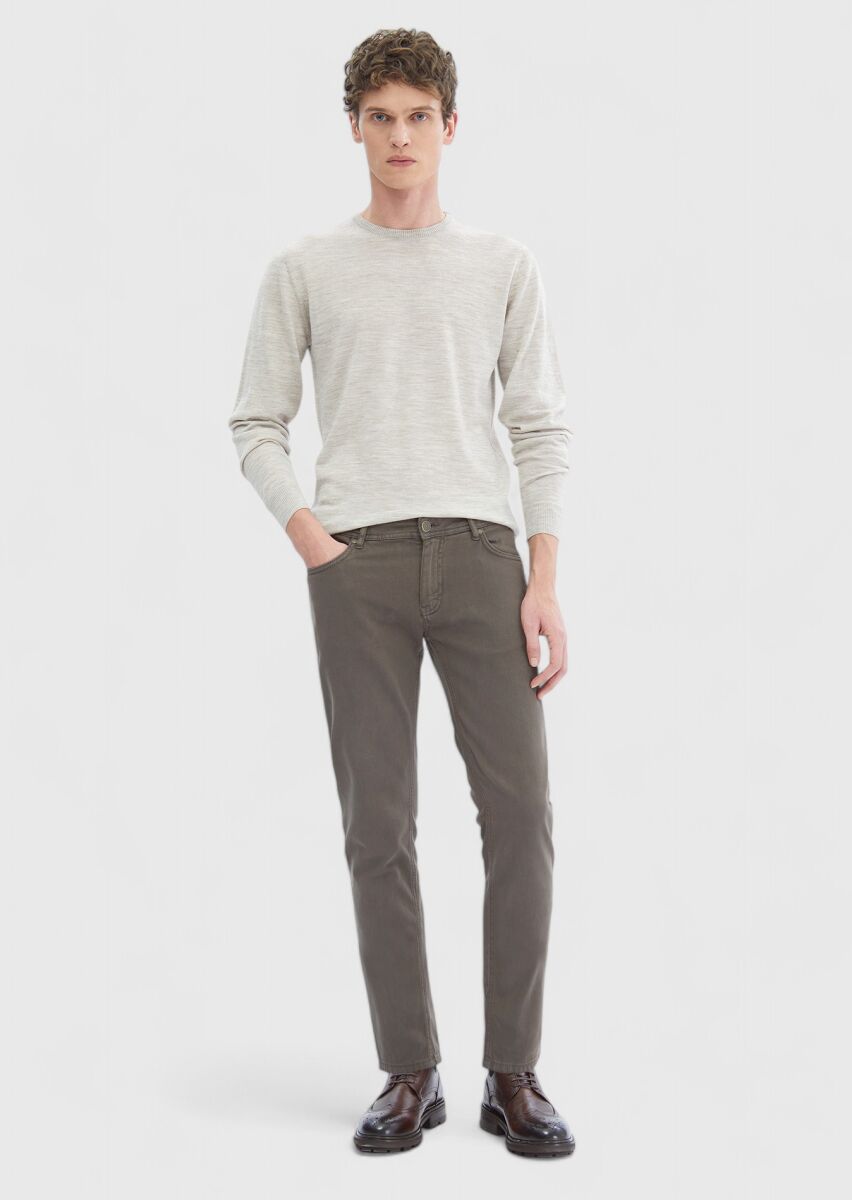 Beige Knitwear Sweatshirt - 2