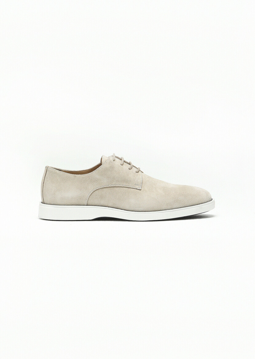 Beige Suede Casual Shoes - RAMSEY