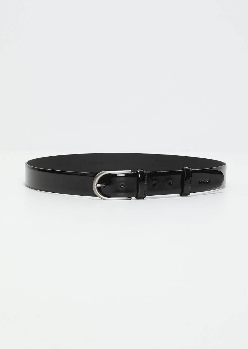 Black Cow Leather Belt - RAMSEY