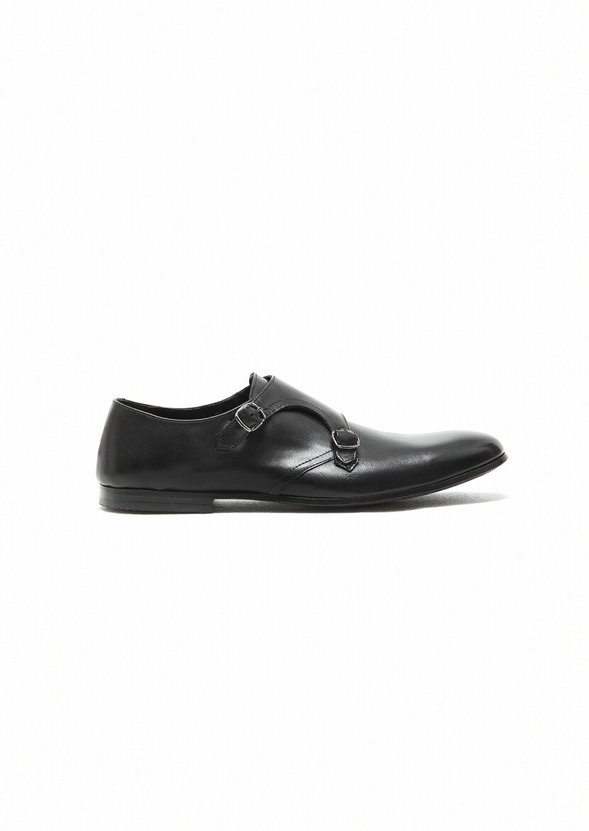 Black Leather Classical Loafer - RAMSEY