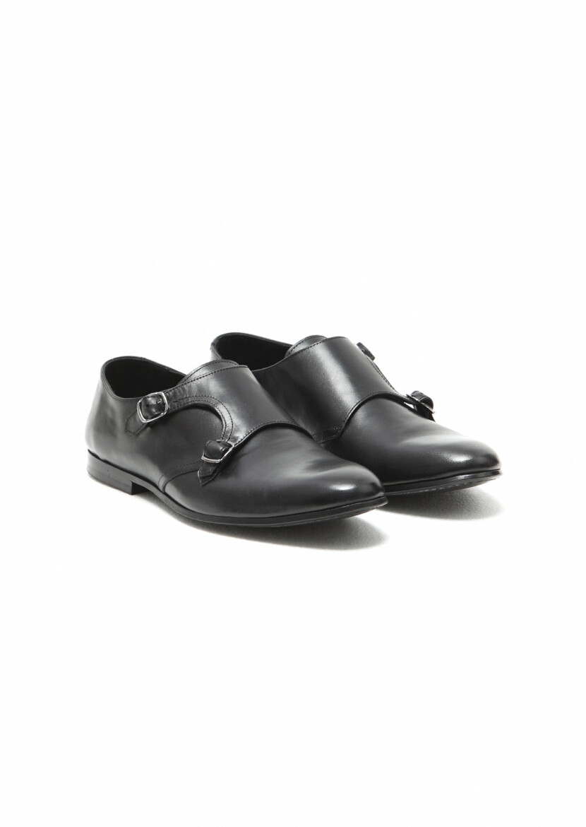 Black Leather Classical Loafer - RAMSEY