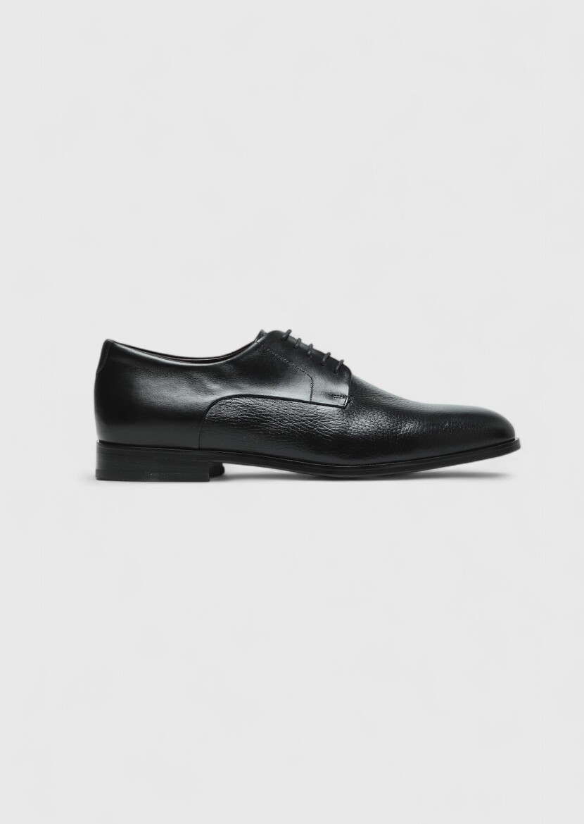 Black Leather Classical Shoes - RAMSEY