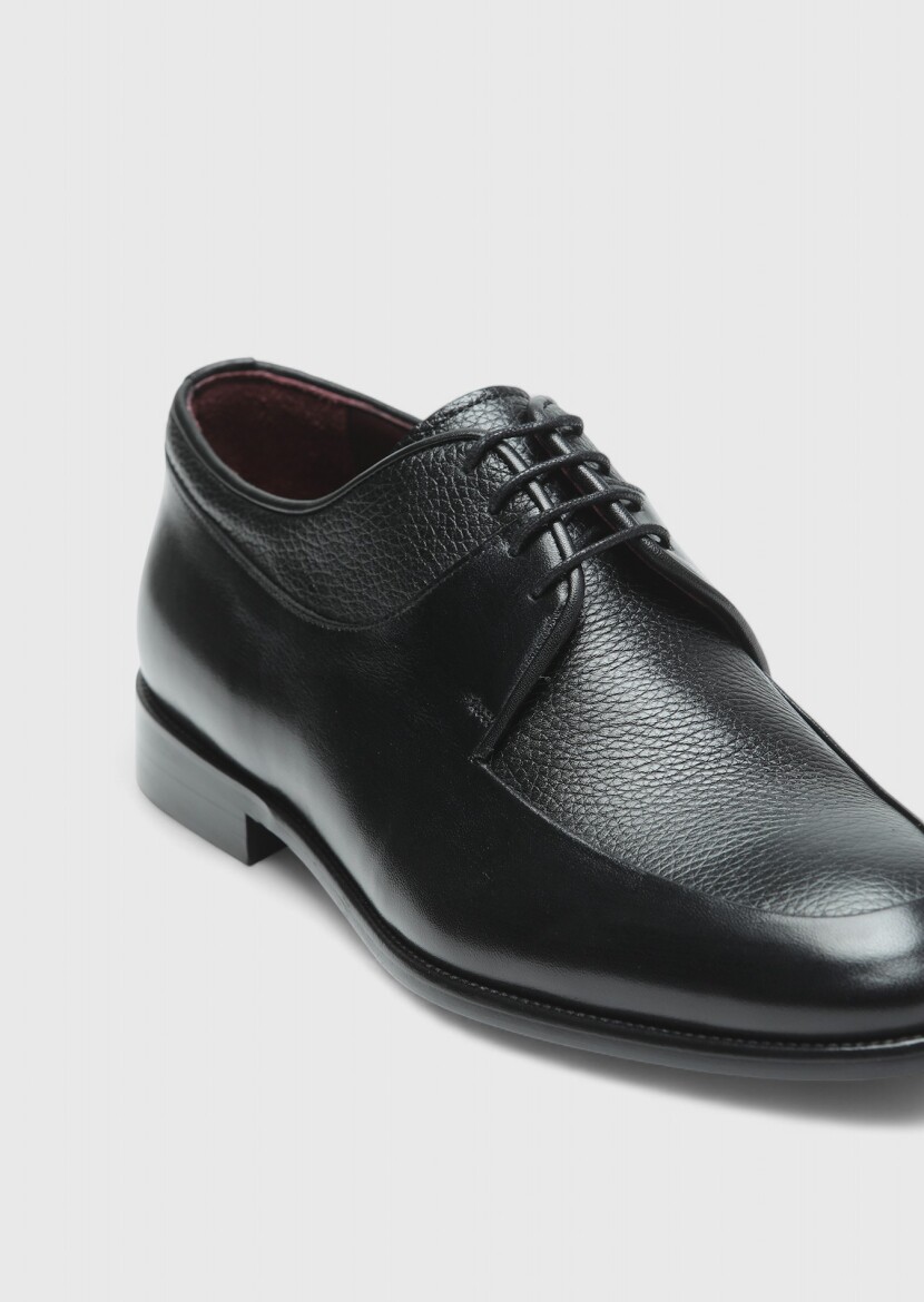 Black Leather Classical Shoes - RAMSEY