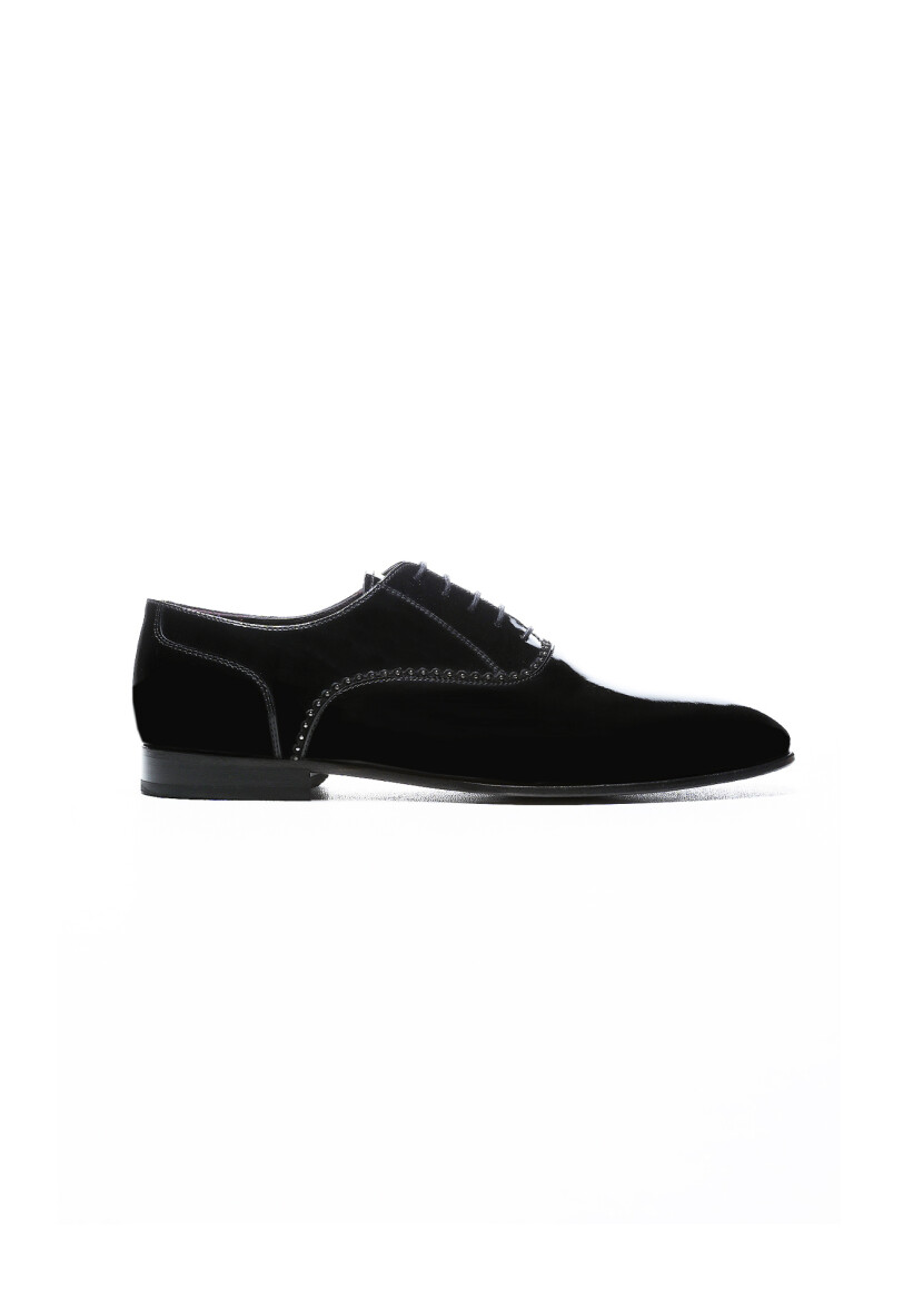 Black Patent Leather Classical Dress Shoes - RAMSEY