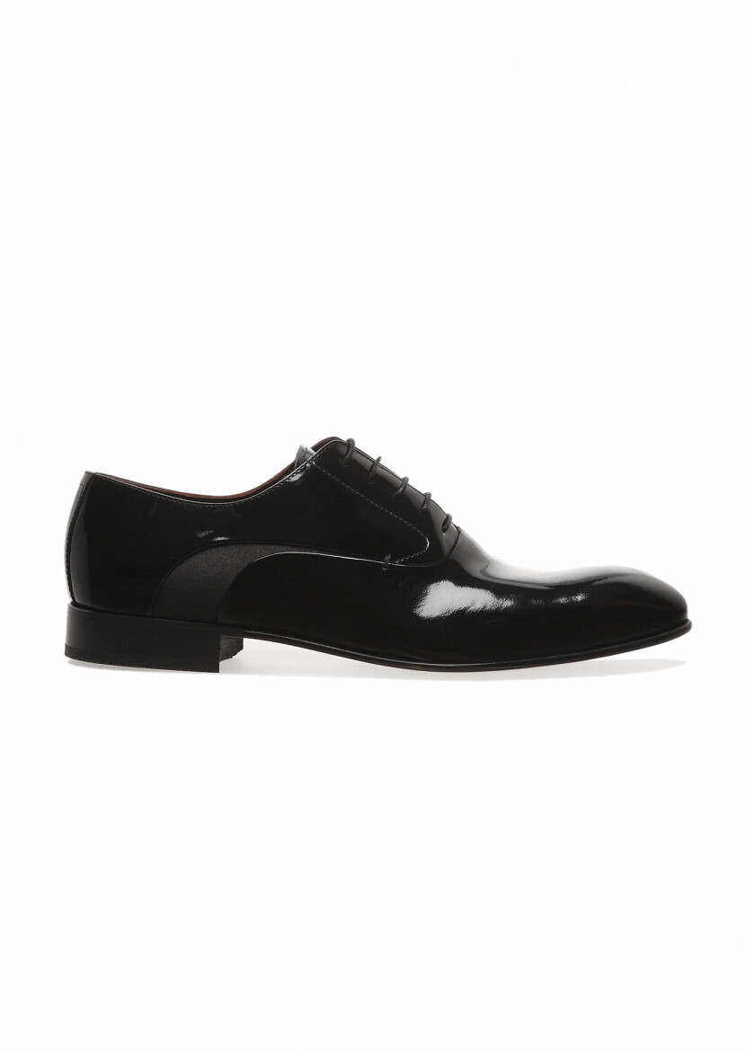Black Patent Leather Classical Dress Shoes - RAMSEY