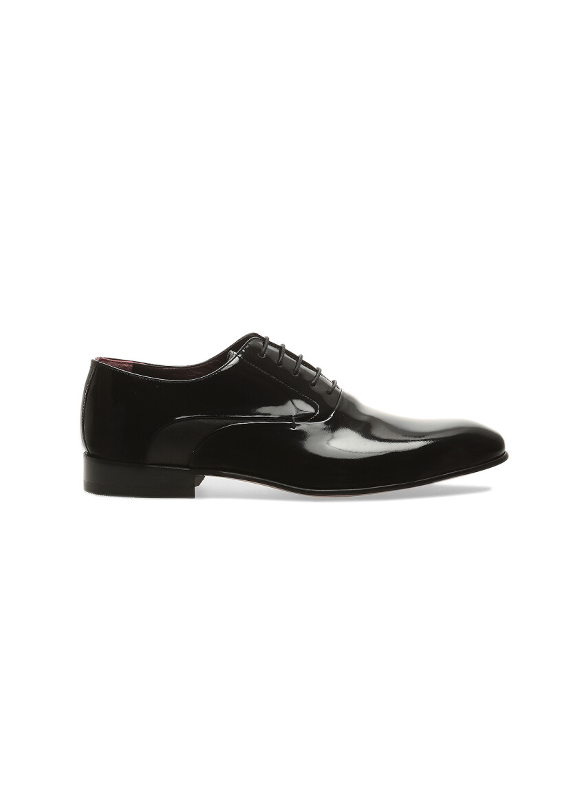 Black Patent Leather Classical Dress Shoes - RAMSEY