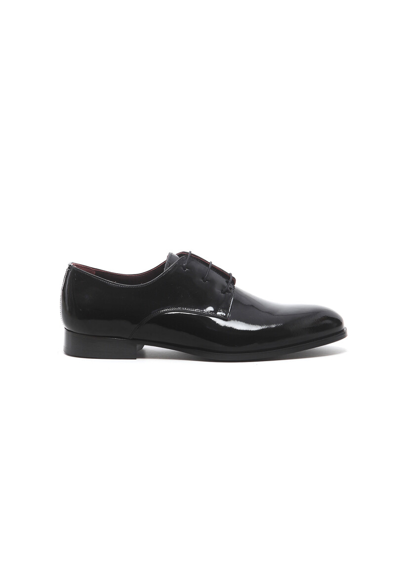 Black Patent Leather Classical Dress Shoes - RAMSEY