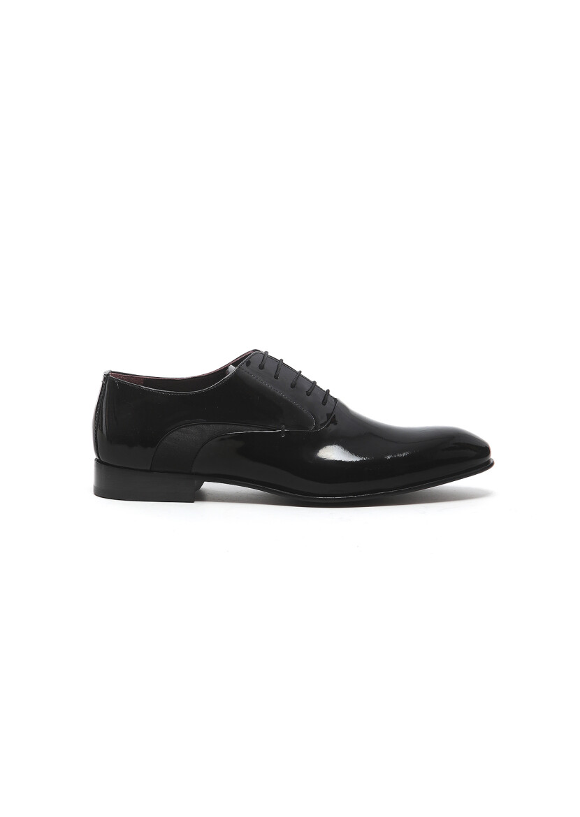 Black Patent Leather Classical Dress Shoes - RAMSEY