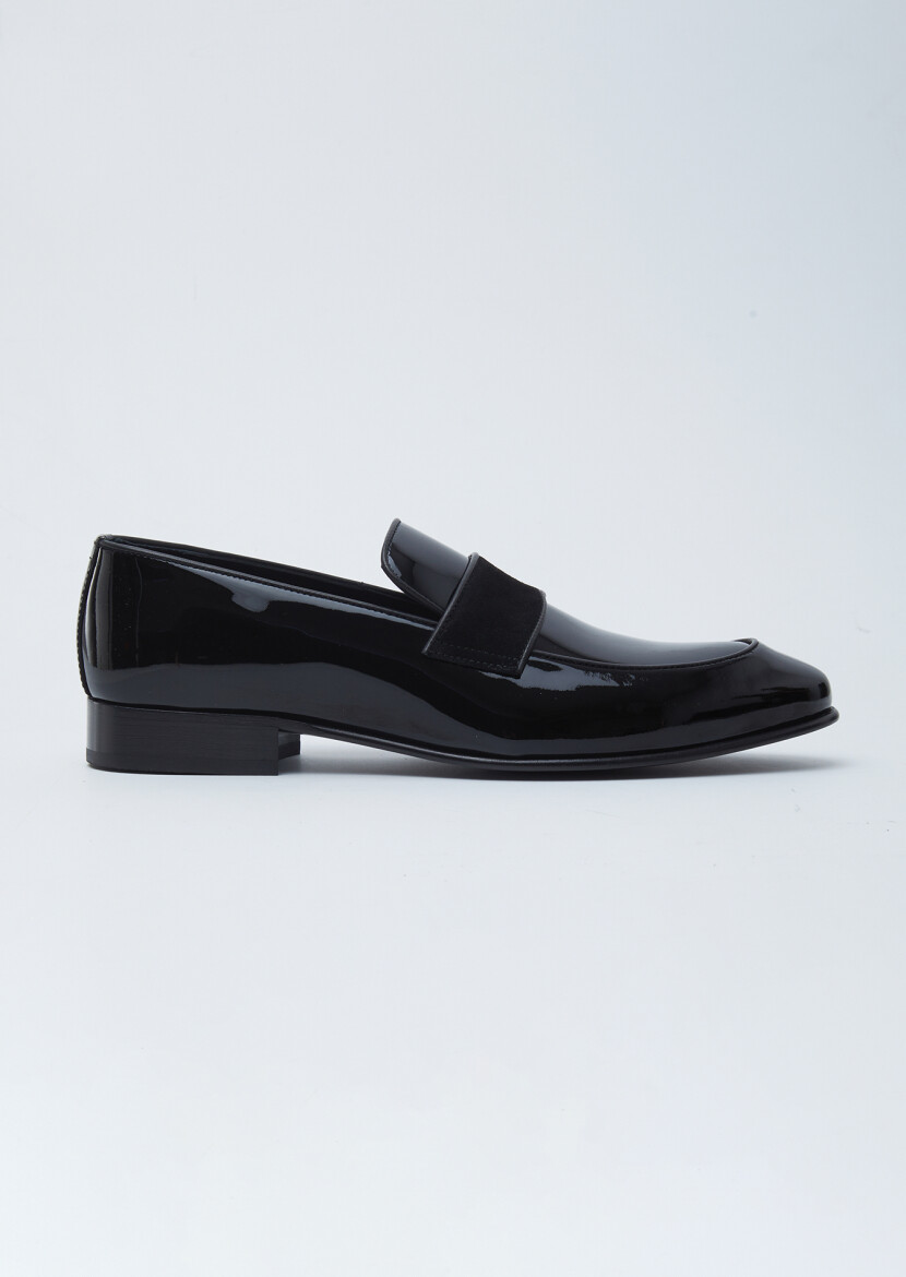Black Patent Leather Classical Dress Shoes - RAMSEY