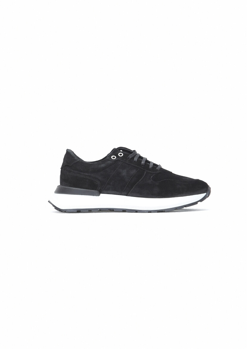 Black Suede Sneaker - RAMSEY