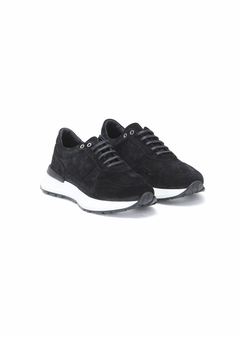 Black Suede Sneaker - RAMSEY