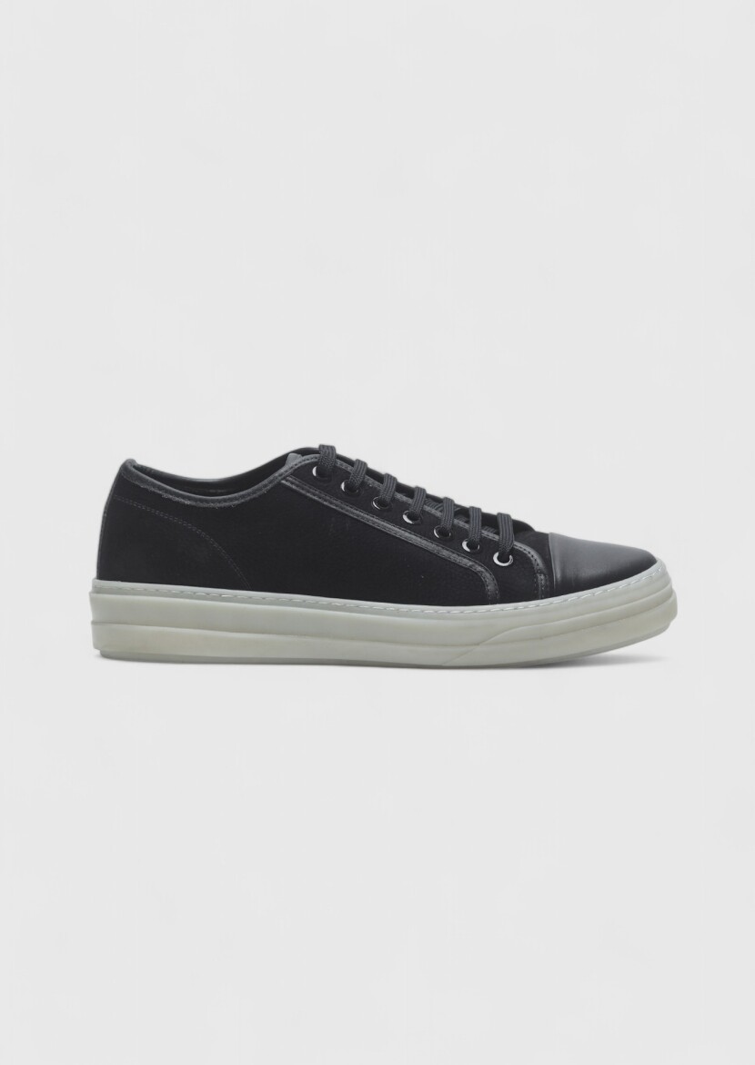 Black Suede Sneaker - RAMSEY
