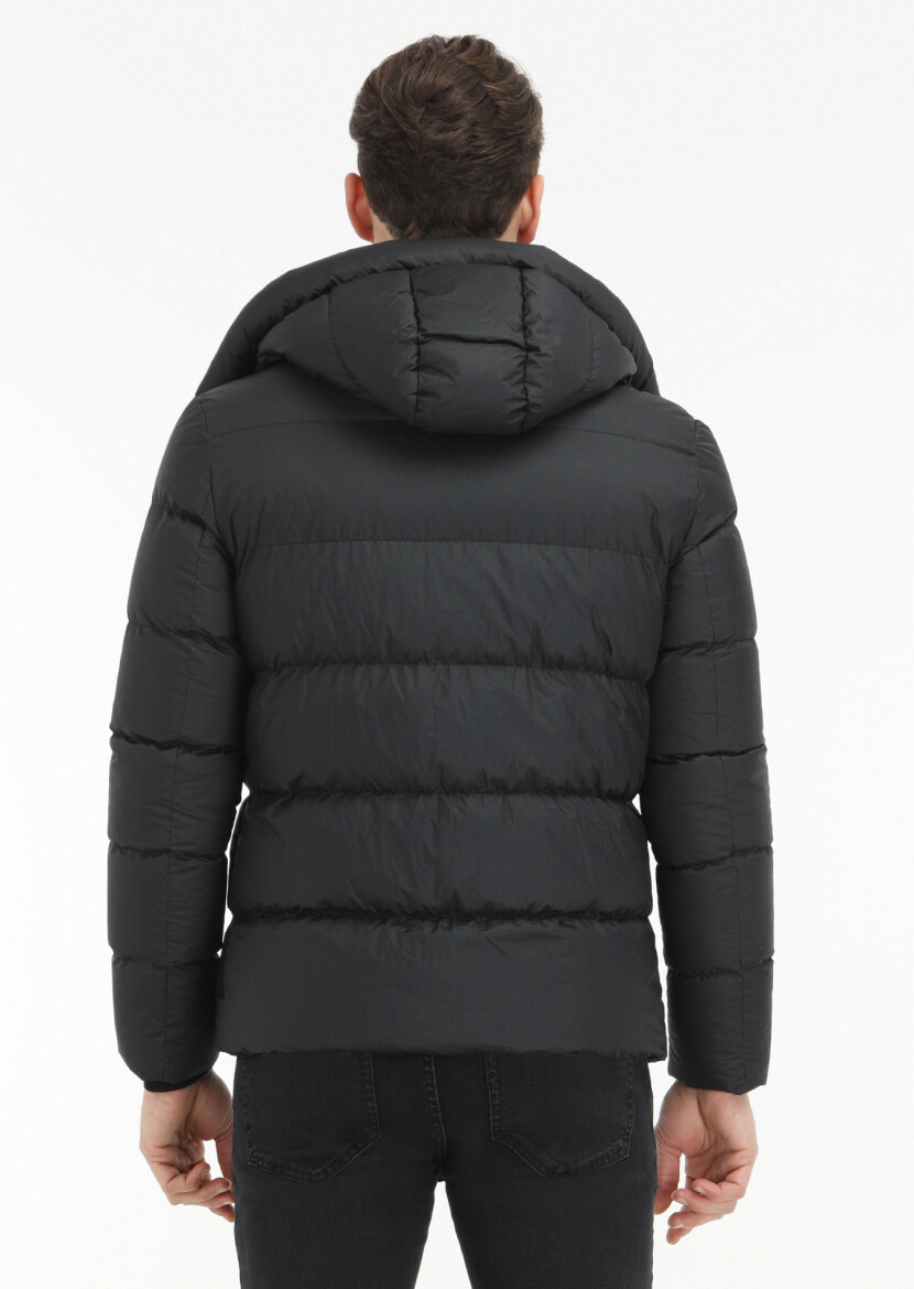 Black Weaving Coat - 5