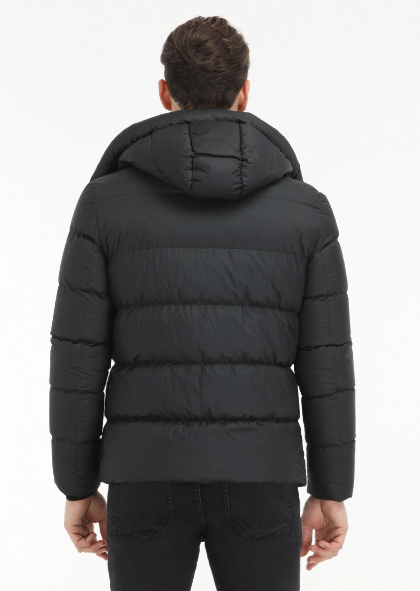 Black Weaving Coat - 5