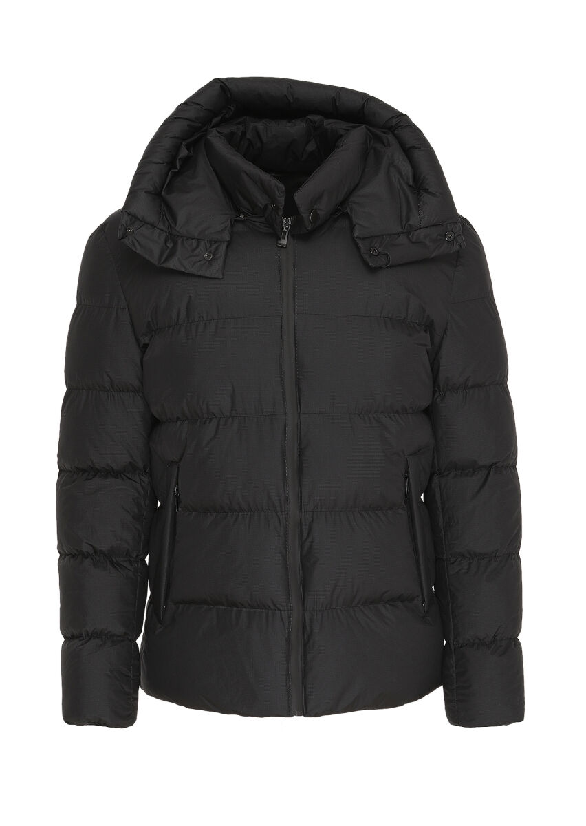 Black Weaving Coat - 6