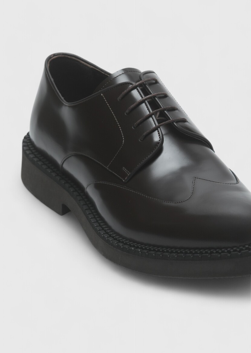 Brown Leather Casual Shoes - RAMSEY