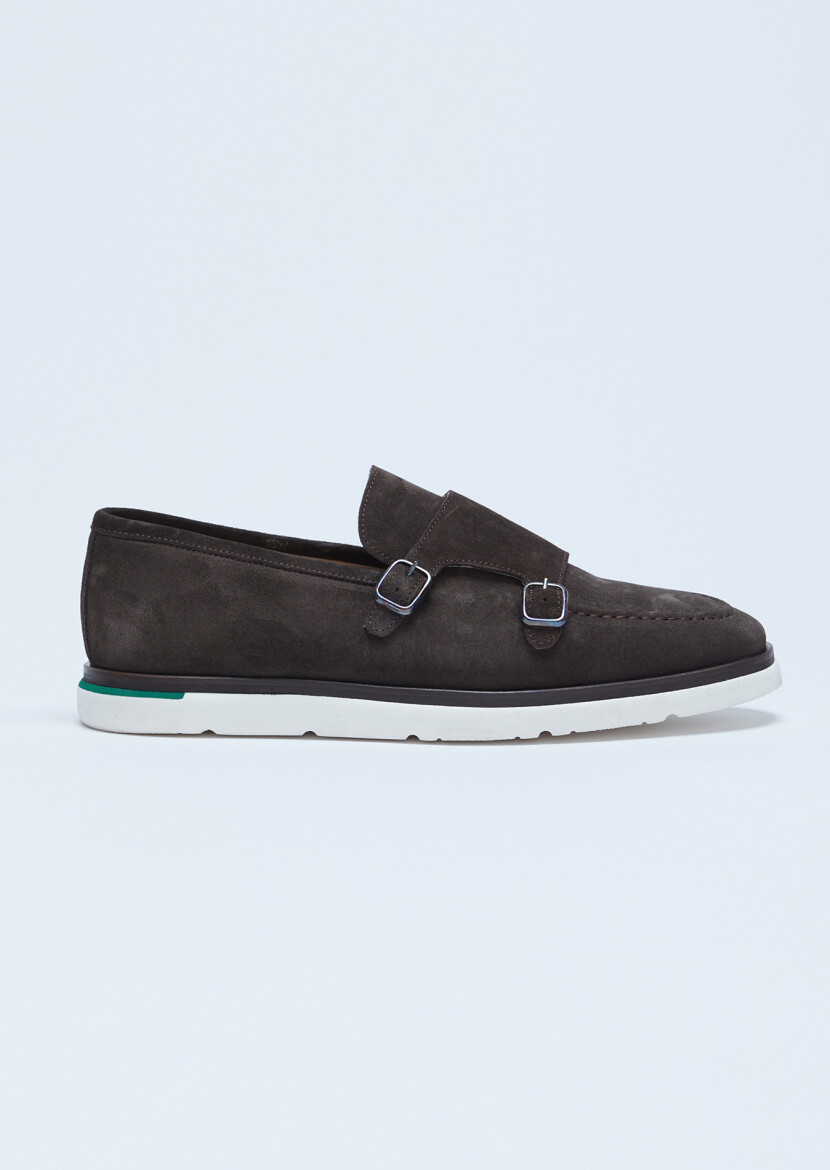 Brown Suede Casual Loafer - RAMSEY
