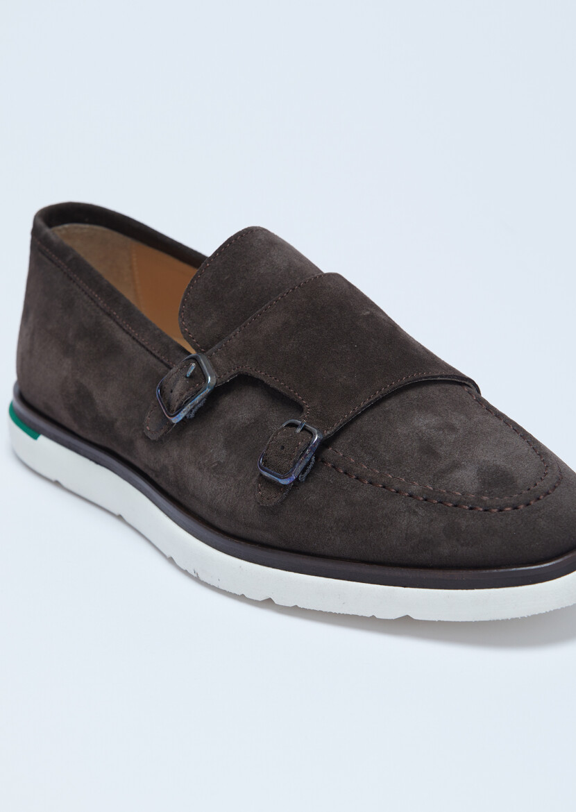 Brown Suede Casual Loafer - RAMSEY