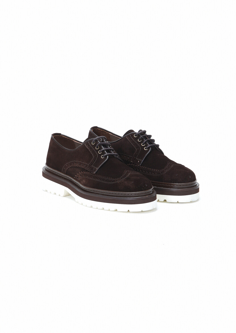 Brown Suede Casual Shoes - RAMSEY