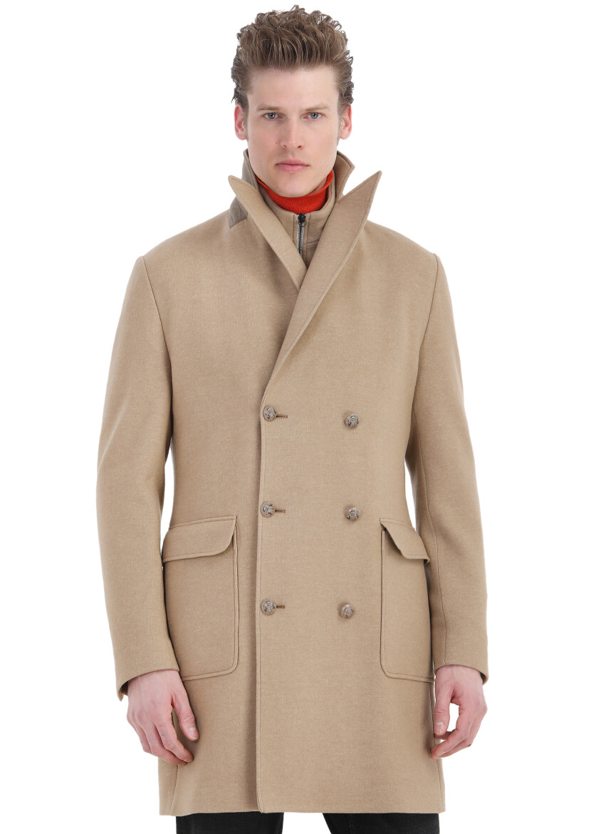 Buff Knitting Overcoat - 6