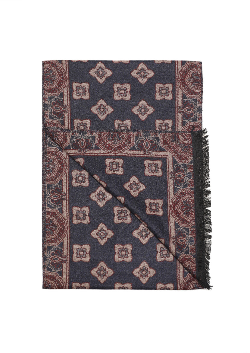 Burgundy Scarf - 1