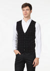 Siyah Regular Fit Casual Örme Triko Yelek