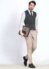 Antrasit Regular Fit Casual Örme Triko Yelek