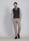 Antrasit Regular Fit Casual Örme Triko Yelek