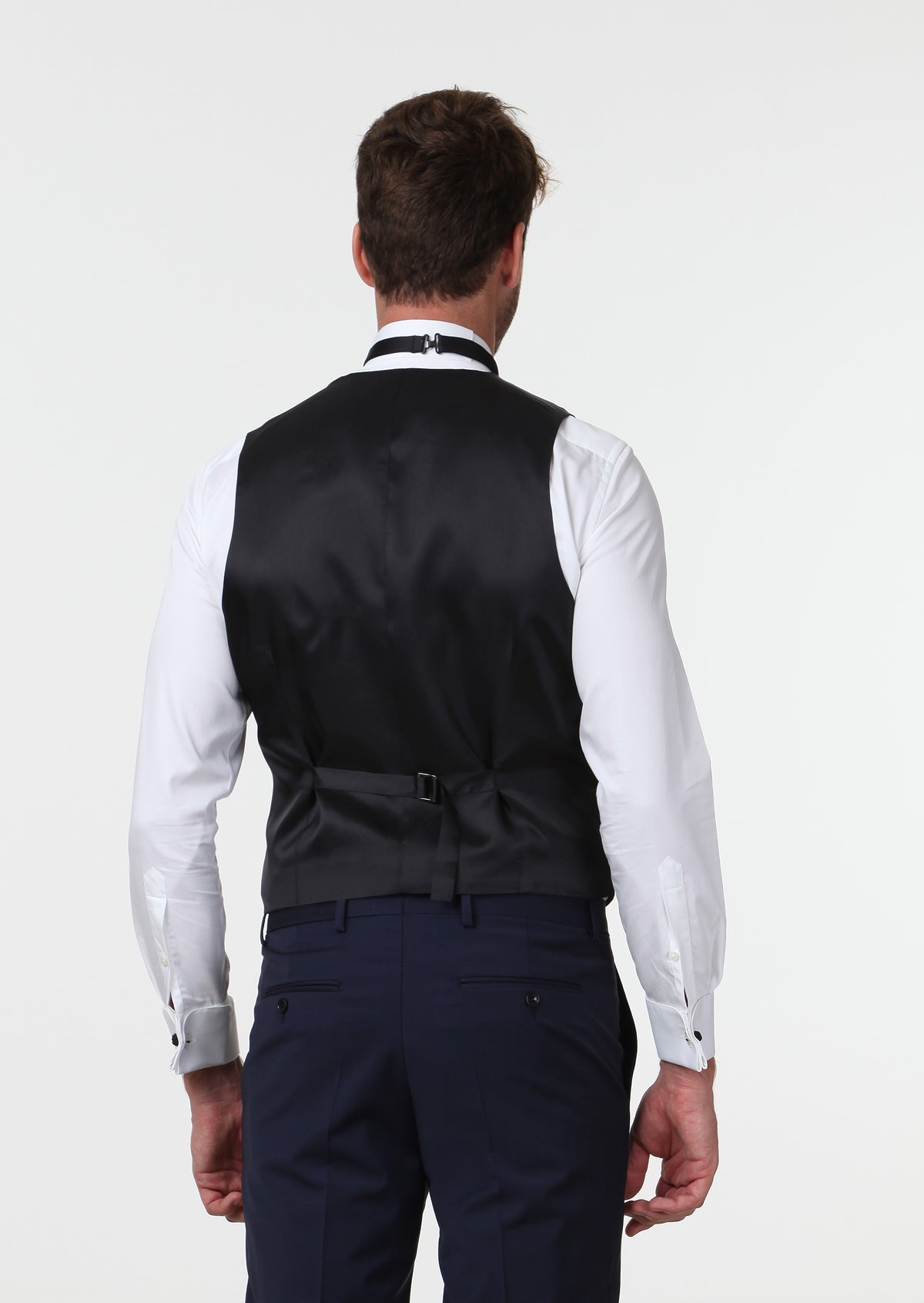 Saks Slim Fit Kelebek Yaka Klasik Yelek