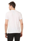 Beyaz Baskılı %100 Pamuk T-Shirt