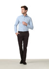 Mavi Desenli Fitted Fit Uzun Dokuma Casual %100 Pamuk Gömlek