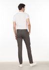 Yeşil Düz Dokuma Slim Fit Casual Pamuk Karışımlı Pantolon
