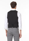 Antrasit Slim Fit Kelebek Yaka Casual Yelek