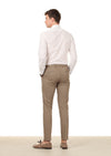 Vizon Düz Dokuma Regular Fit Casual Pamuk Karışımlı Pantolon