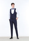 Saks Slim Fit Kelebek Yaka Klasik Yelek