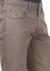 Vizon Düz Dokuma Slim Fit Casual Pamuk Karışımlı Pantolon
