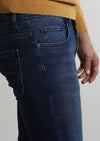 İndigo Düz Slim Fit Denim Pamuk Karışımlı Pantolon