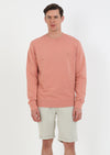 Pembe Düz Sweatshırt