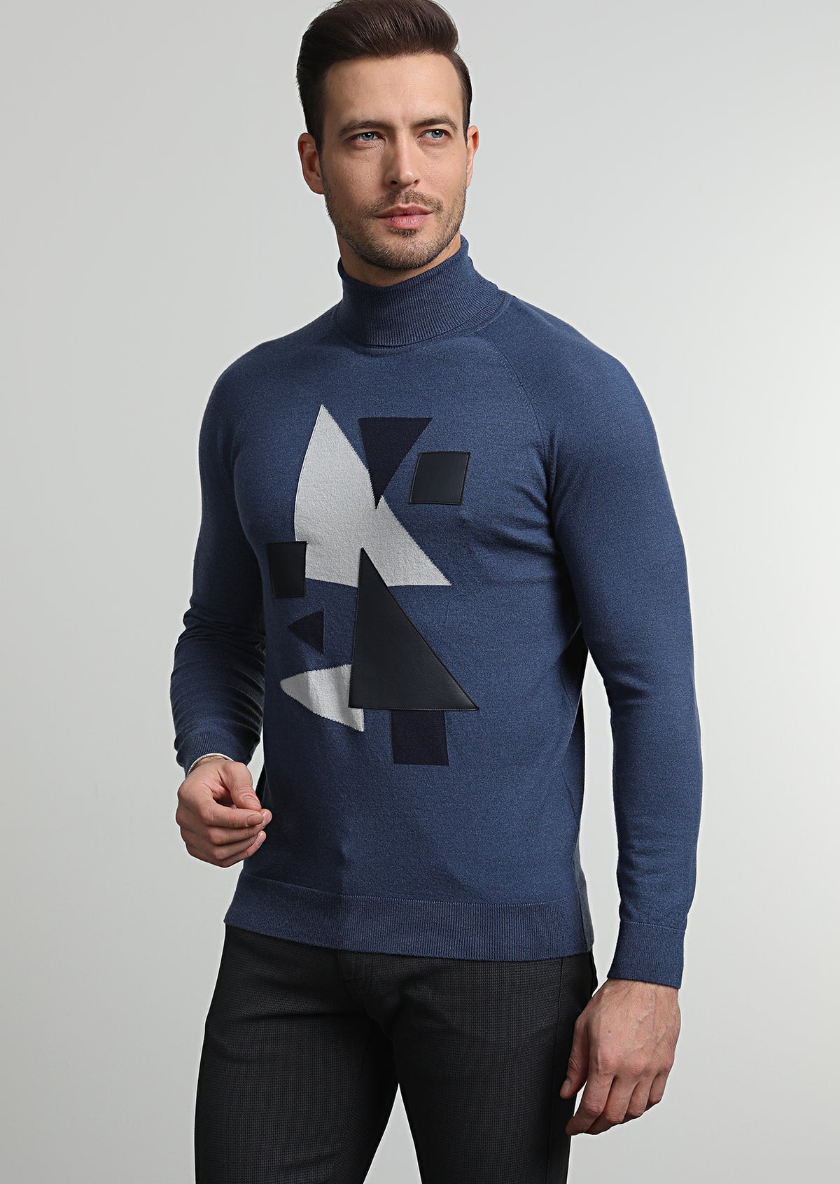 Indigo Knitwear Sweatshirt